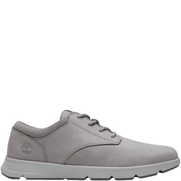 TIMBERLAND MENS LACE CASUAL SHOE - LIGHT GREY NUBUCK